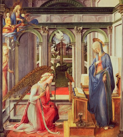 The Annunciation by Fra Filippo Lippi